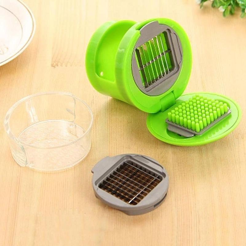 Multifunctional Garlic Press Vegetable Chopper Home Kitchen Gadget