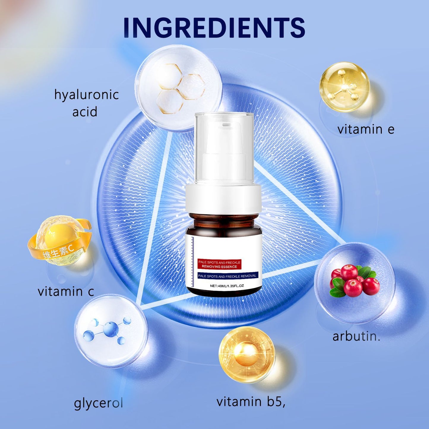 🔥3-day freckle removal: Freckles Disappear, Pigmentation Dissipates, and Skin looks brand New! ✨Vitamin C Freckle Removal Essence➡️