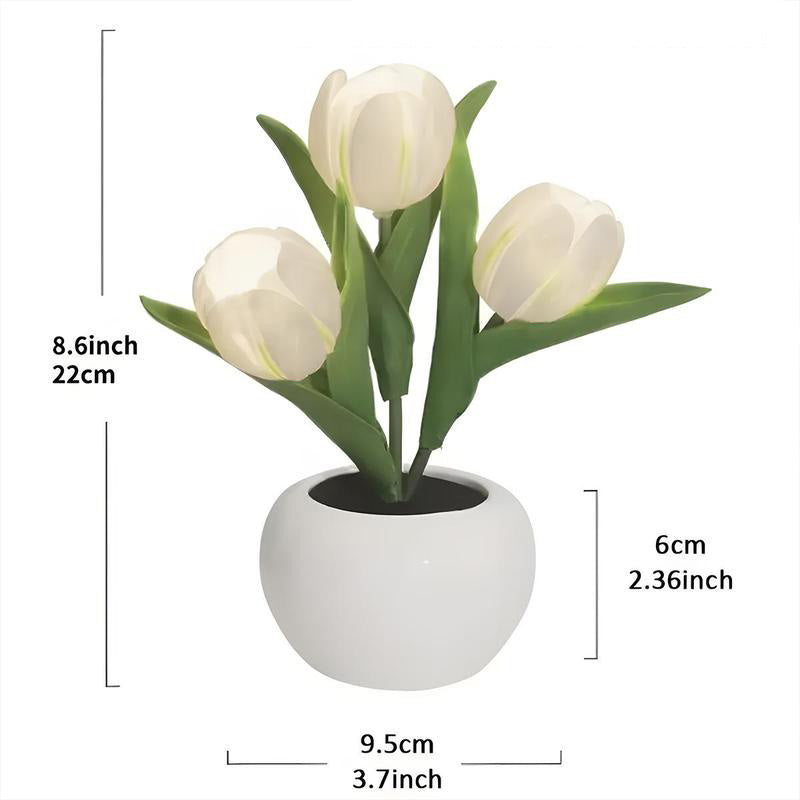 Tulip Lamp LED Simulation Tulip Night Light Decoration
