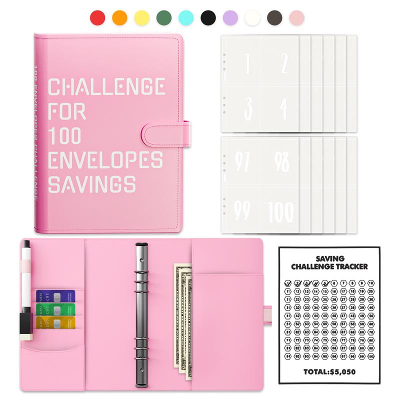 Savings Challenge Savings Book, the fun and easy way to save $5,050