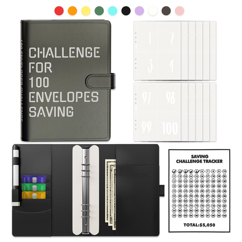 Savings Challenge Savings Book, the fun and easy way to save $5,050
