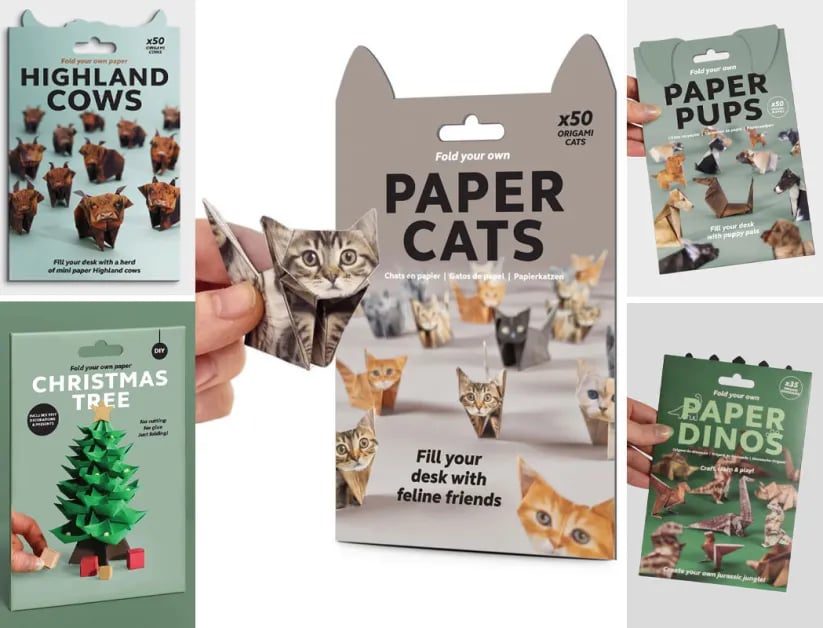 DIY Papierkatzen