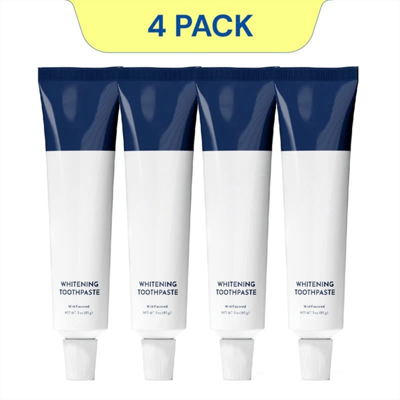 🦷 Fluoride-Free Hydroxyapatite Teeth Whitening Toothpaste with Coconut Oil & Xylitol ❄️