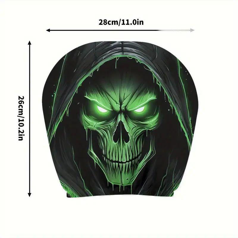 🎃 Early Halloween Sale – Horror Car Headrest Covers (2PCS Universal Fit)💀