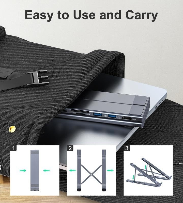 Flash Sale 50K+ SOLD! Almost Gone- 8-in-1 USB-C Laptop Stand,Best Gifts