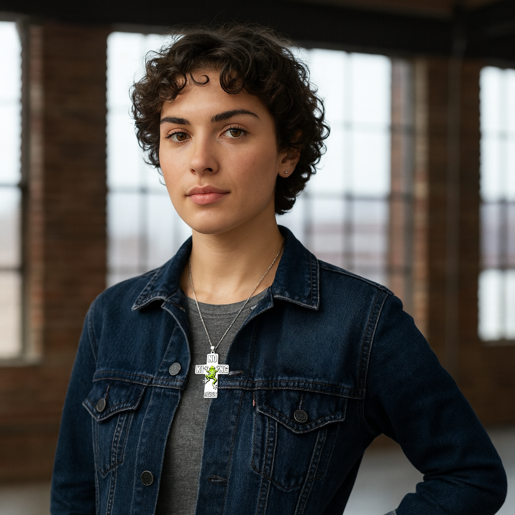 🌲Christmas Gift—Portland Frog Decorative Necklace