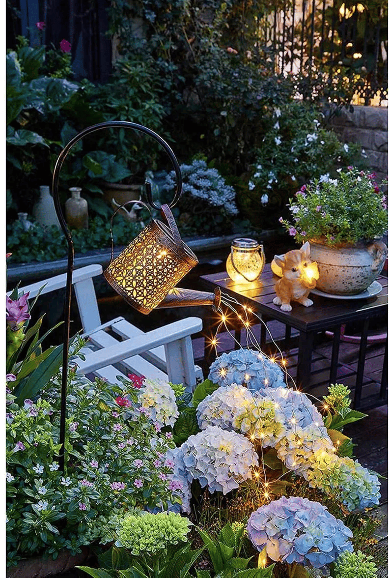 Solar Waterfall Lights💐