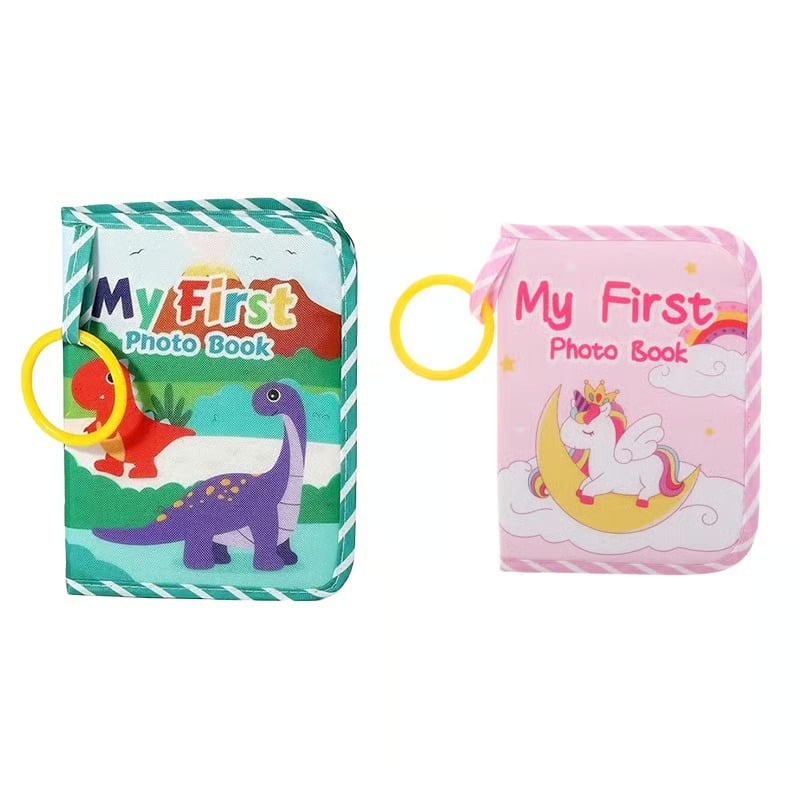 👶 My First Baby Photo Book with Safe Mirror