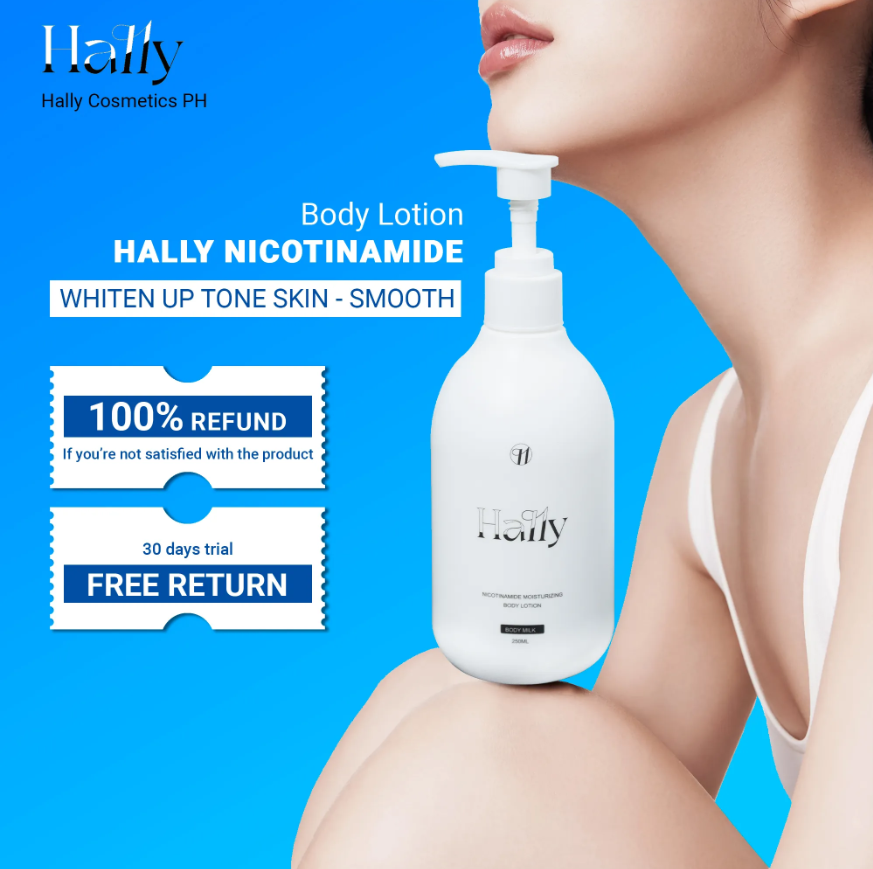 Original Hally Niacinamid Whitening Body Lotion