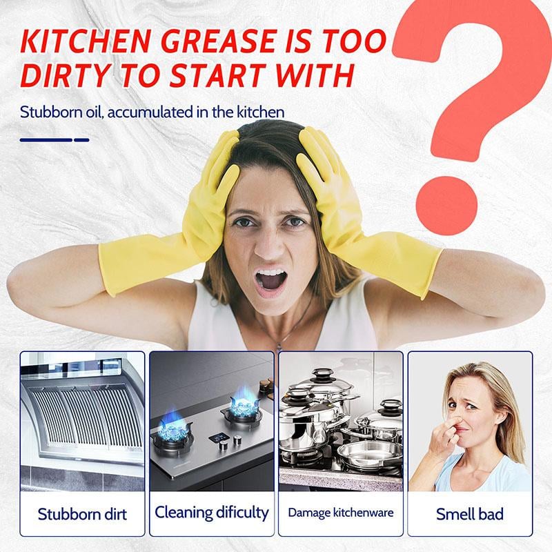🔥2025 BEST SELLER🫧Multifunctional Powerful Kitchen Foam Cleaner