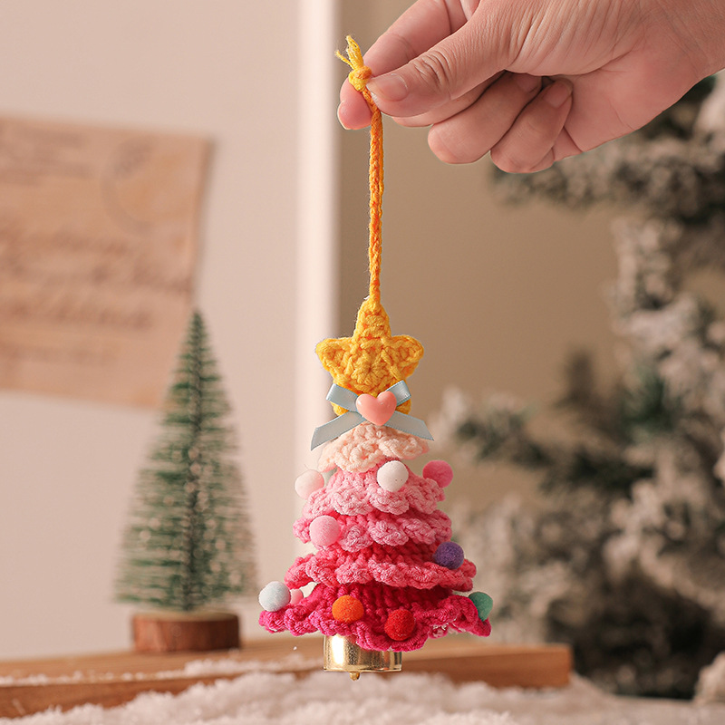 🎄Unique Handmade Crochet Christmas Tree Bells Ornaments🔔🎅