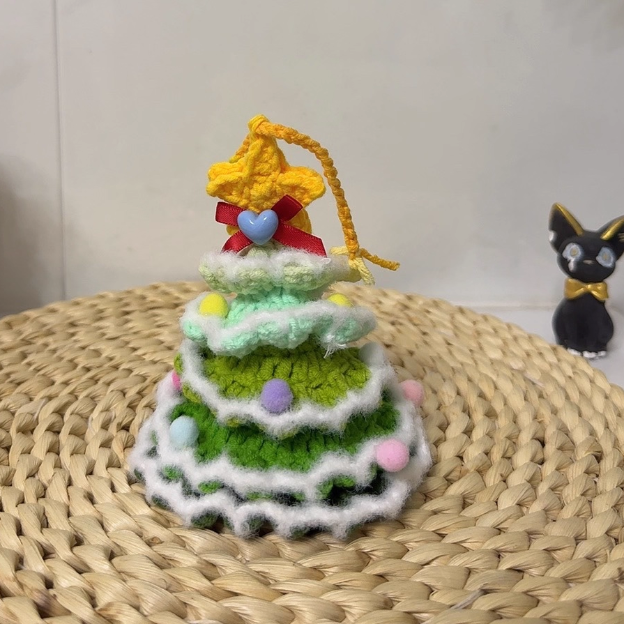 🎄Unique Handmade Crochet Christmas Tree Bells Ornaments🔔🎅