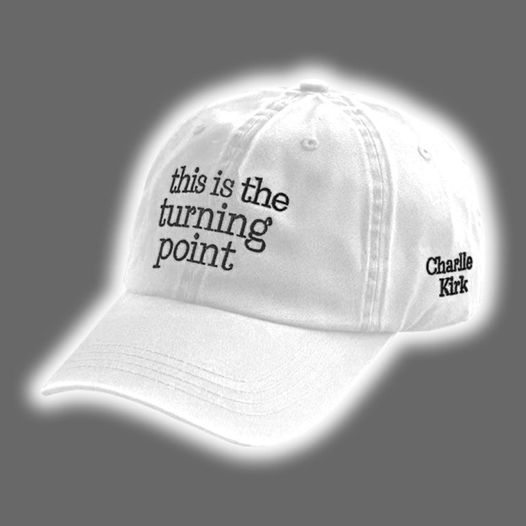 🔥Charlie Kirk "This Is The Turning Point" Embroidered Patriotic Cap