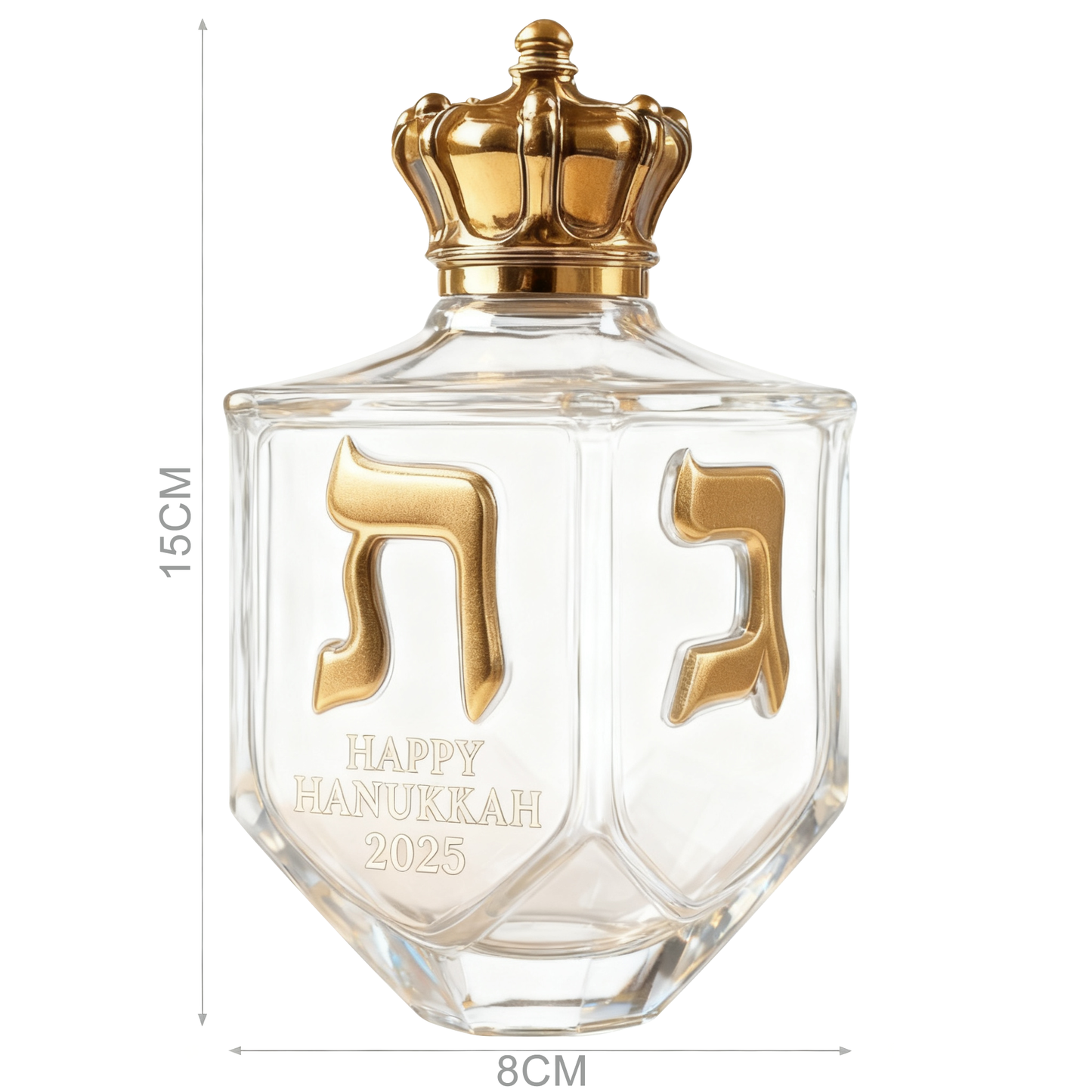🕎 Hanukkah 2025 Dreidel Whiskey Bottle