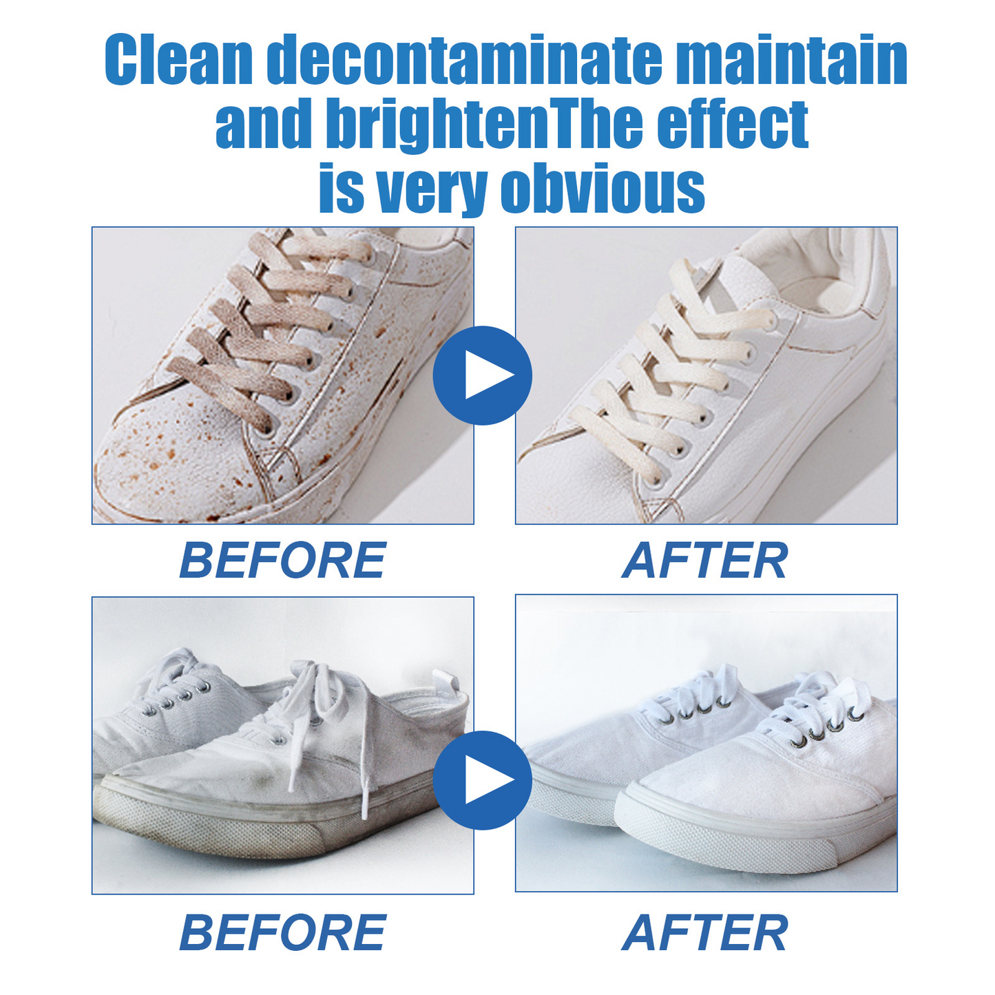 Dazzling White Shoes in Seconds!🫧Shoe Cleaning Cream