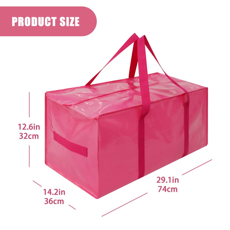 🏆Flash Sale⚡Heavy-Duty Moving Bags with Reinforced Handles - Extra Large Storage Laundry Bags for Clothes, Toys, Blankets