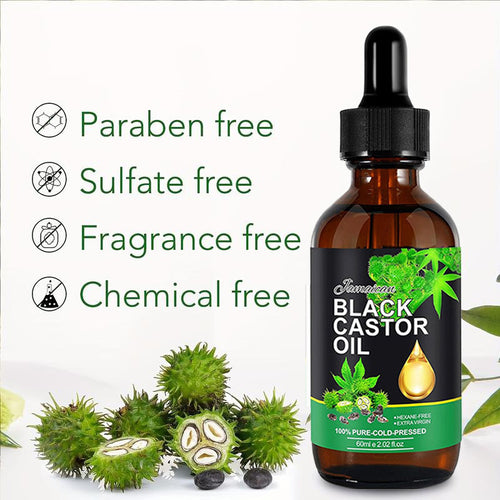 Jamaican Black Castor Oil - Organic Cold-Pressed Essential Oil