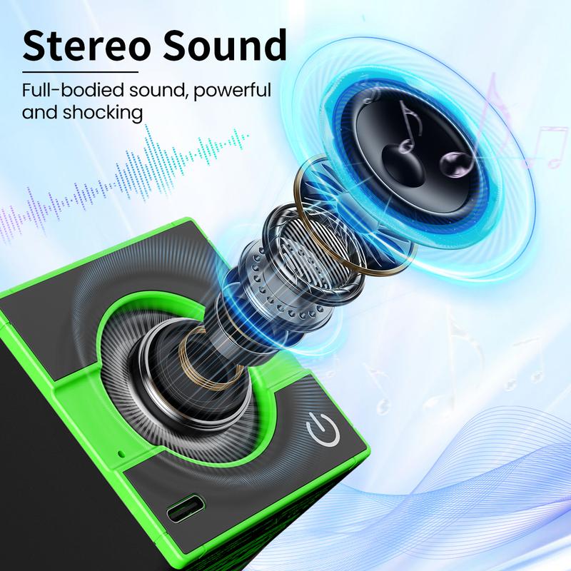 Mini Wireless Audio Speakers with TWS Pairing