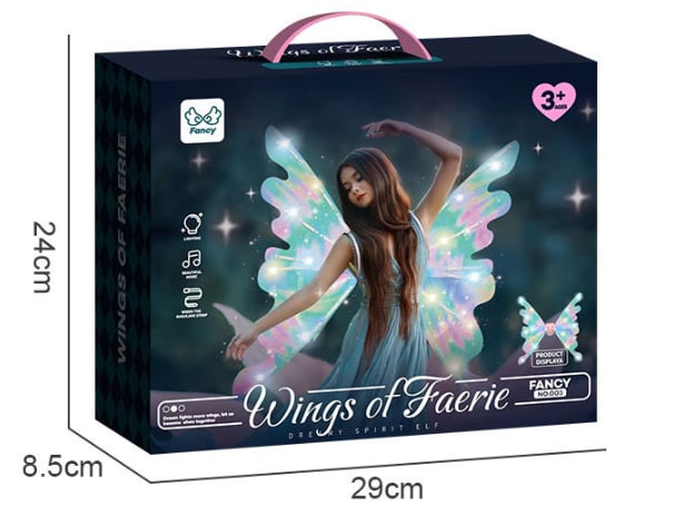 🧚♀️Sparkle LED Fairy Wings – Dreamy Gift for Birthdays & Holidays🎁