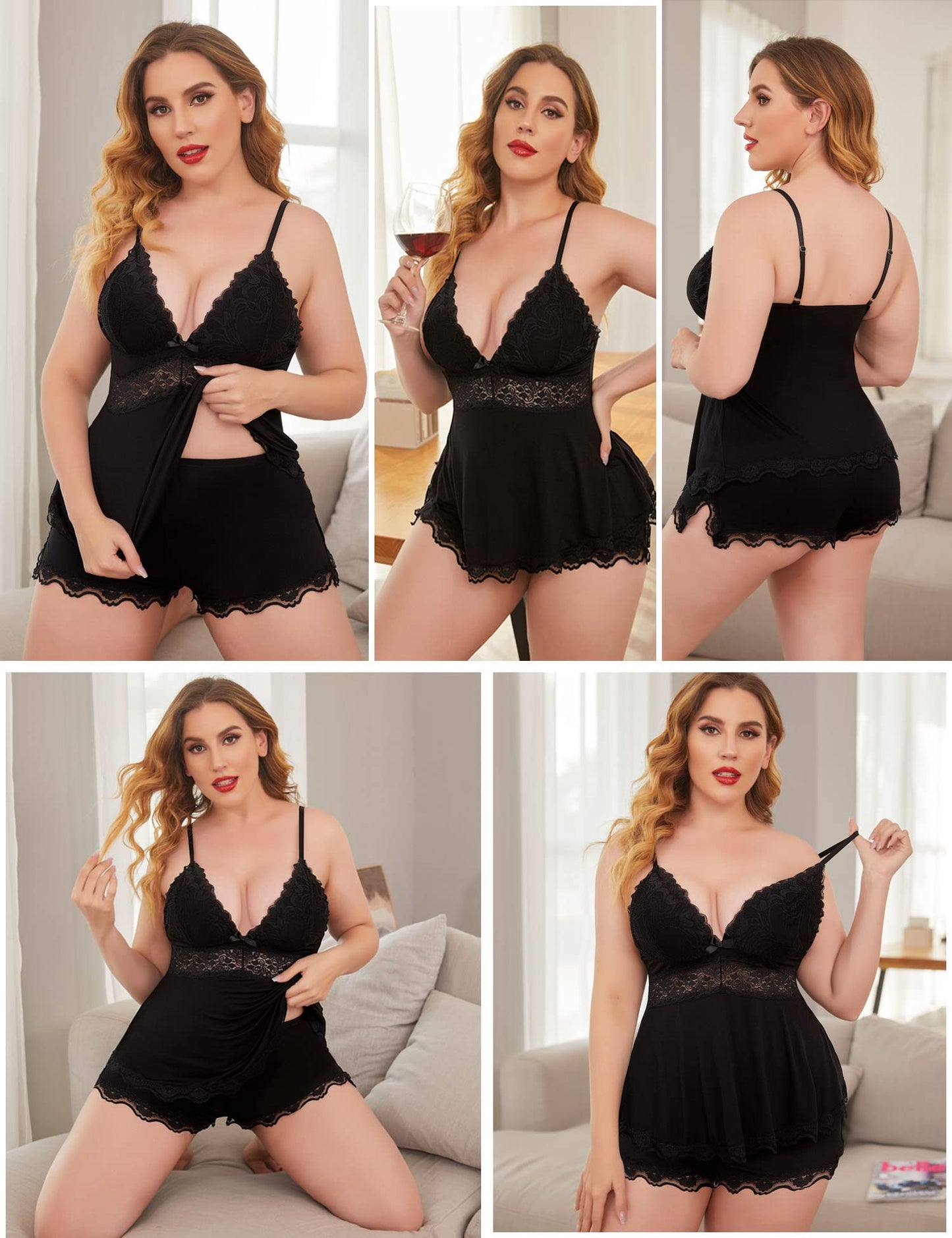 ๐ LAST DAY PROMOTION - 50%OFF๐ Womens Sweetness Sexy Lace Pajamas Sets