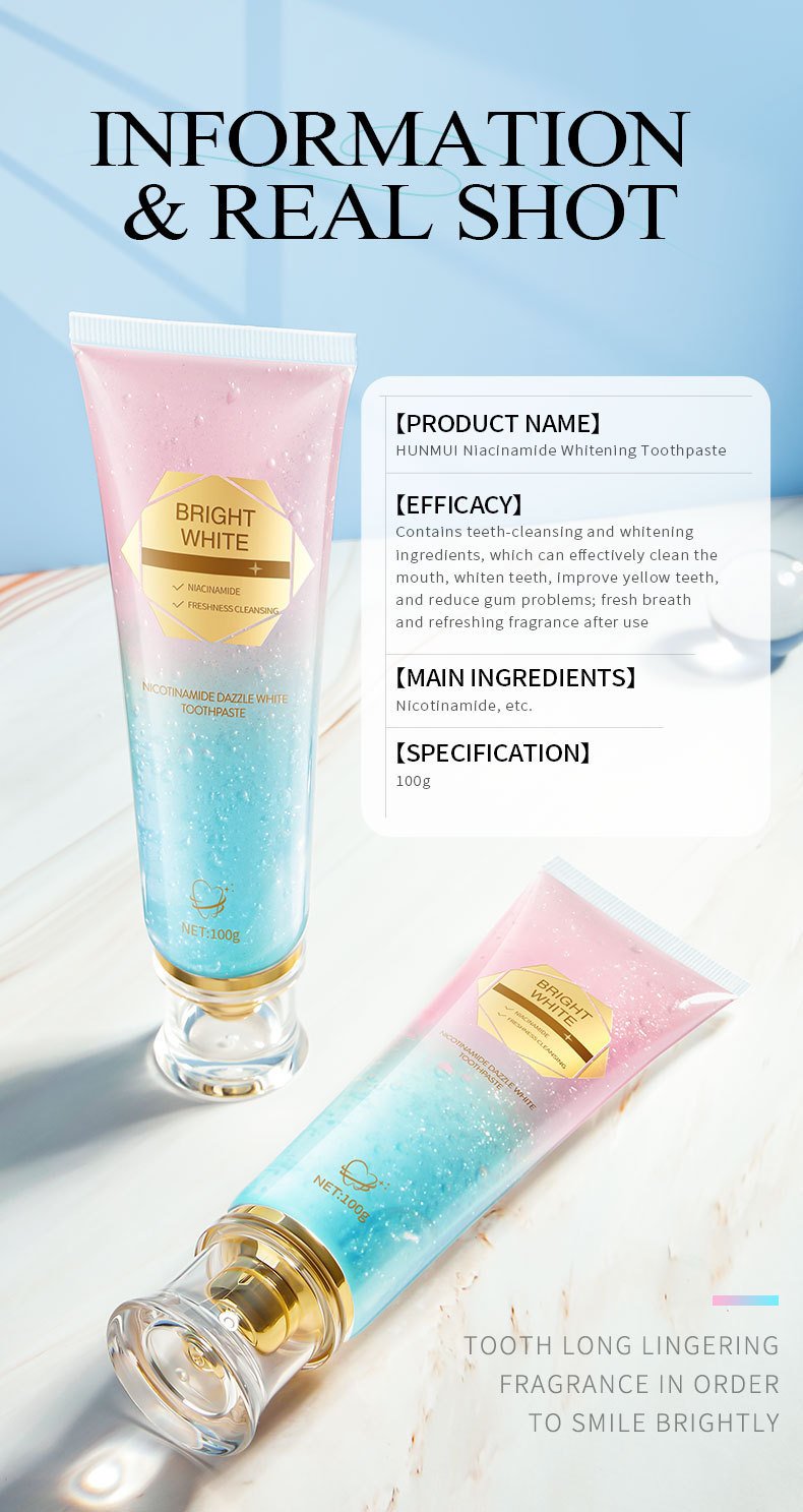 🦷 Niacinamide Whitening Toothpaste - For Healthier, Whiter Teeth!