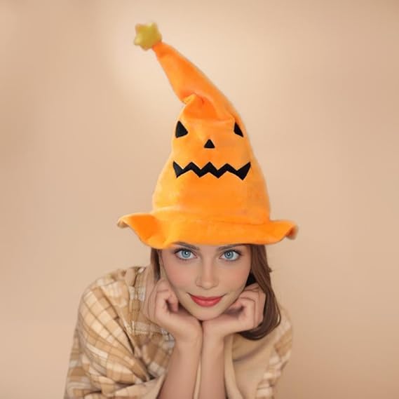 Halloween elektrisch leuchtender Kürbishut