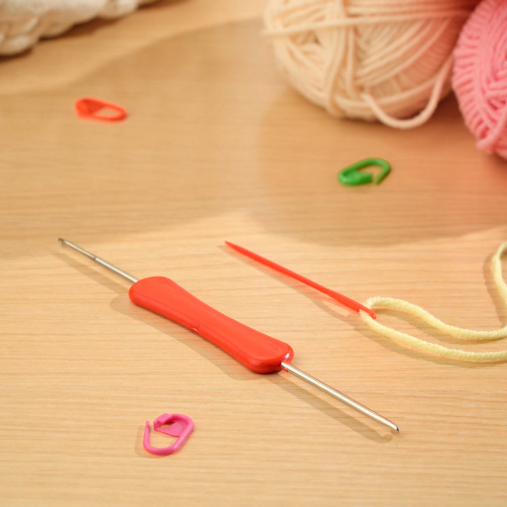 🎁 Hand-Knitted Rose Blanket DIY Kit & Ready-Made Gift