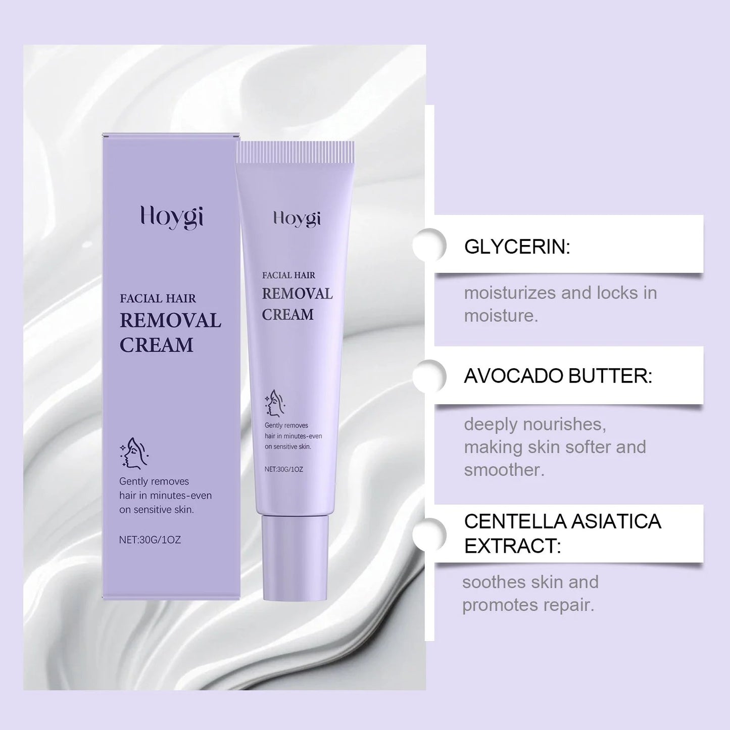 🔥Gentle and Painless Facial Hair Removal Cream