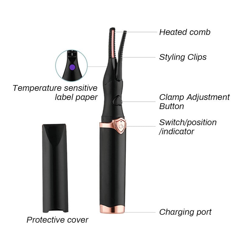 🔥Electric Eyelash Curler for Instant Glam Blink & Dazzle! ️