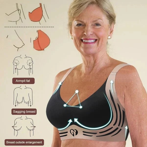 šSuper Gather Bra | Wireless Push-up BrašNo More Sagging Breasts