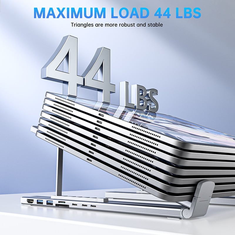 Flash Sale 50K+ SOLD! Almost Gone- 8-in-1 USB-C Laptop Stand,Best Gifts