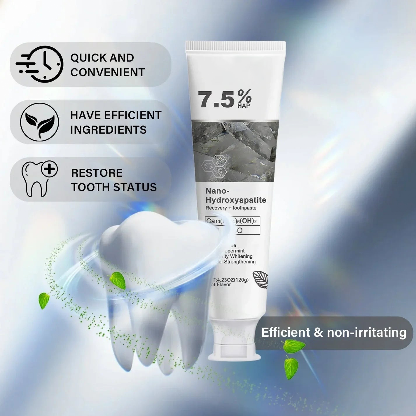 Fluoride-Free Hydroxyapatite Toothpaste🦷
