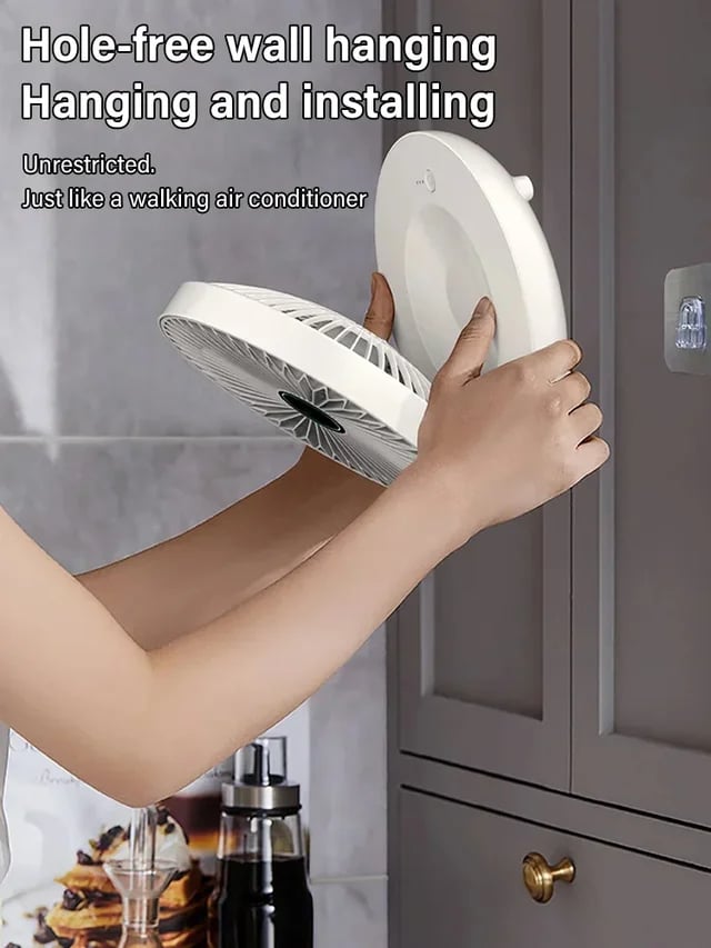 Household dual-use kitchen fan