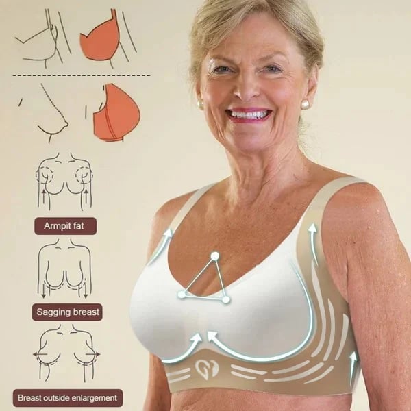 šSuper Gather Bra | Wireless Push-up BrašNo More Sagging Breasts