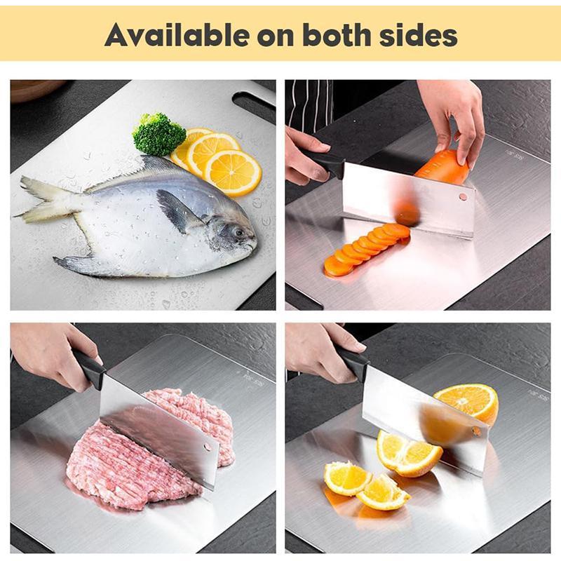 đđ„Stainless Steel Double Sided Chopping Board