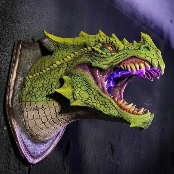 🔥🐲Dinosaur head wall decoration