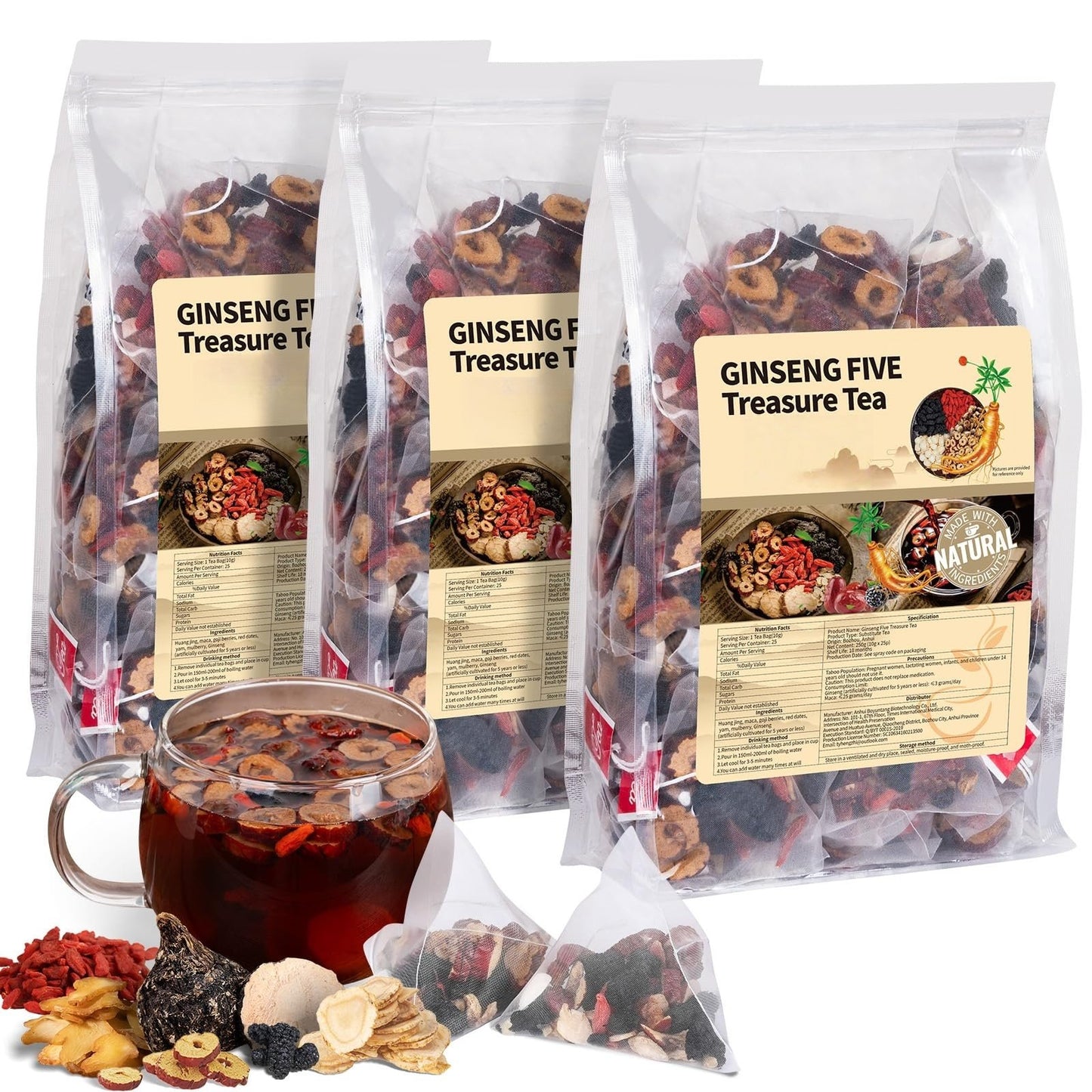 🔥Ginseng Six Treasure Tea