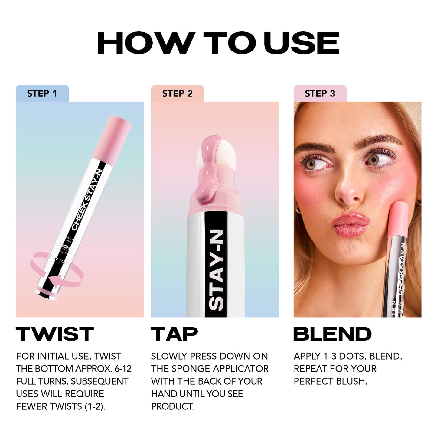 🔥LAST DAY SALE 50% OFF🔥Cheek STAY-IN Liquid Blush Long-lasting