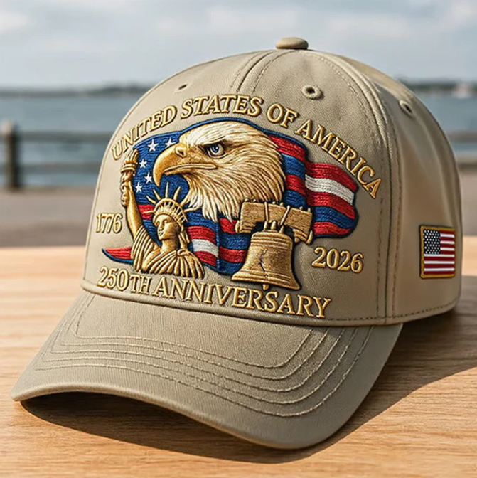 🔥 Limited Edition 🦅 Eagle & Liberty Commemorative Hat – United States 250th Anniversary