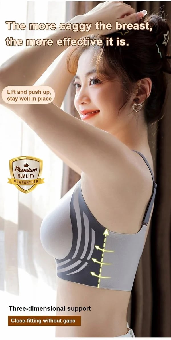 šSuper Gather Bra | Wireless Push-up BrašNo More Sagging Breasts