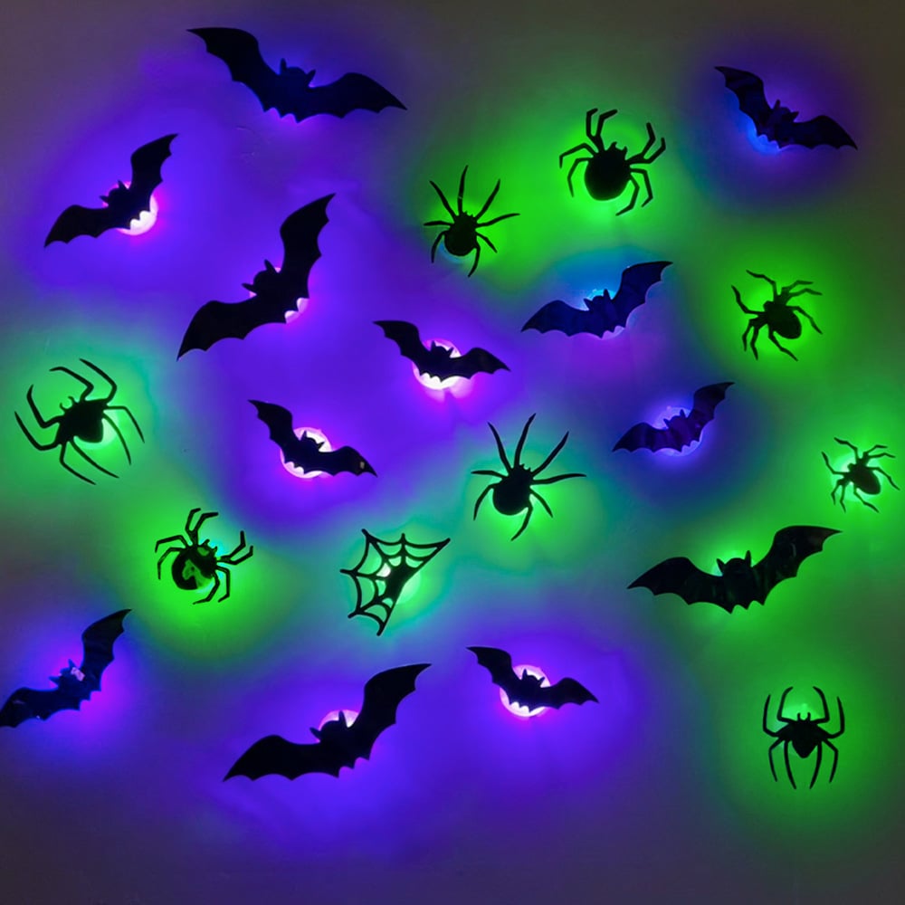 ๐๐ฆ Halloween 3D Lighted Bats