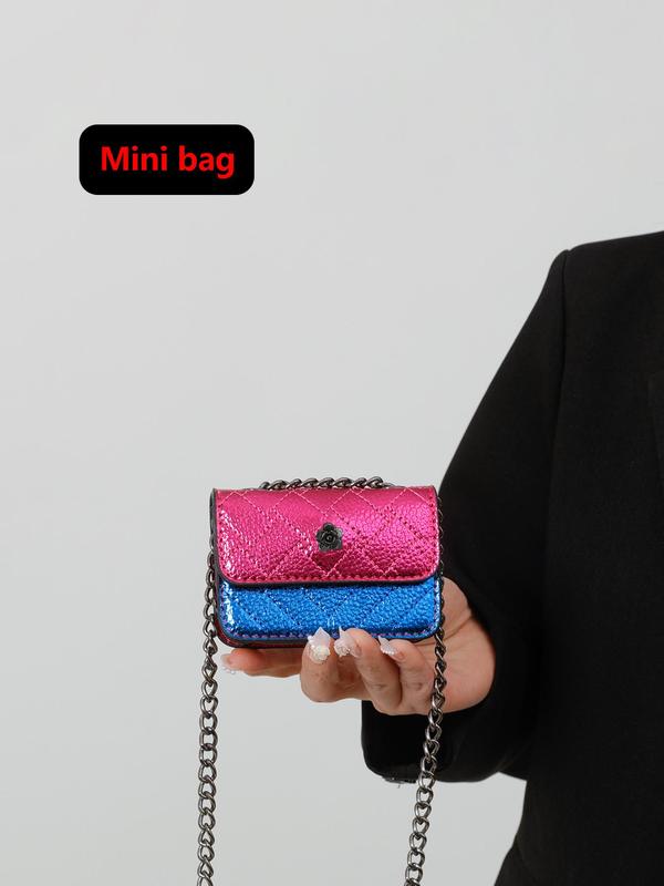 Fashionable mini chain shoulder strap chic crossbody bag
