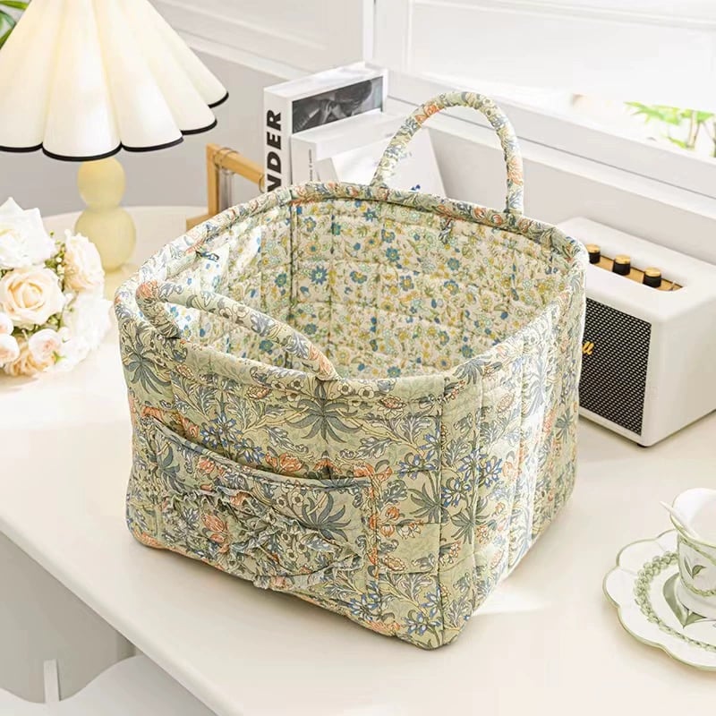 Boho Fabric Storage Basket