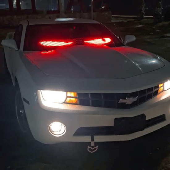 😈 Halloween Spooktacular Deal Alert! 🎃 Devil Eyes LED Sign: App - Controlled, Animated for Car/Truck Windshields