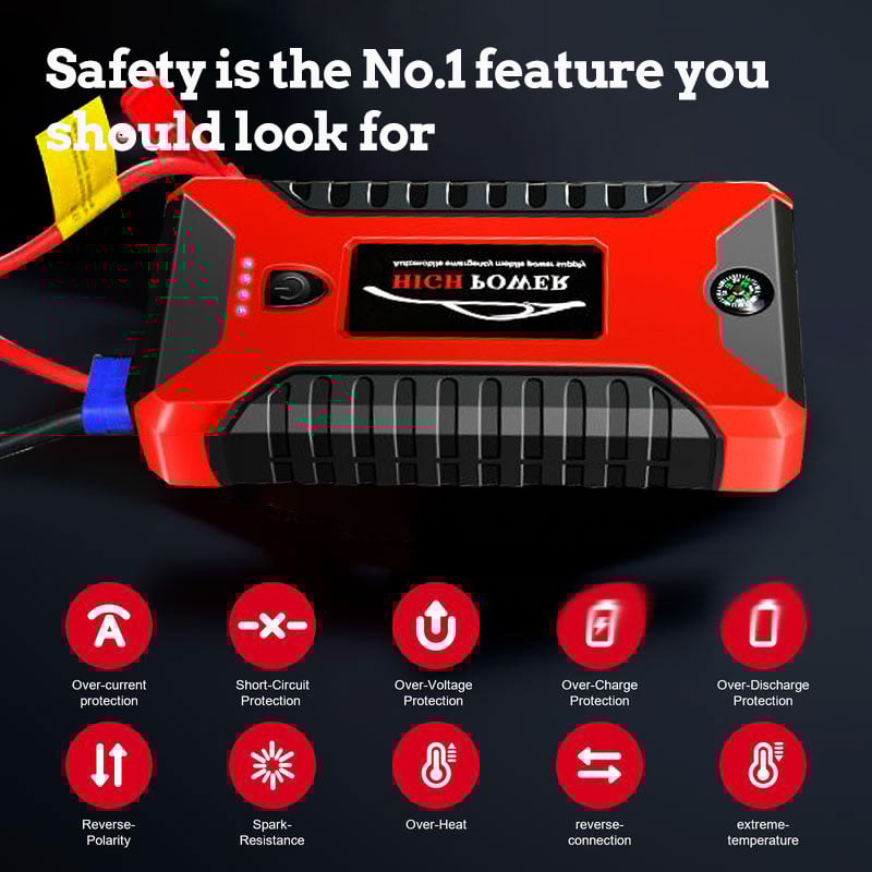 🔥Jump Starter 300A Peak Jump Starter Battery Pack