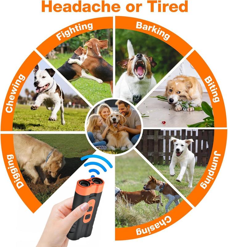 Dog Bark Stopper, Dog Bark Deterrent Deters,Barks no More Dog Training Device