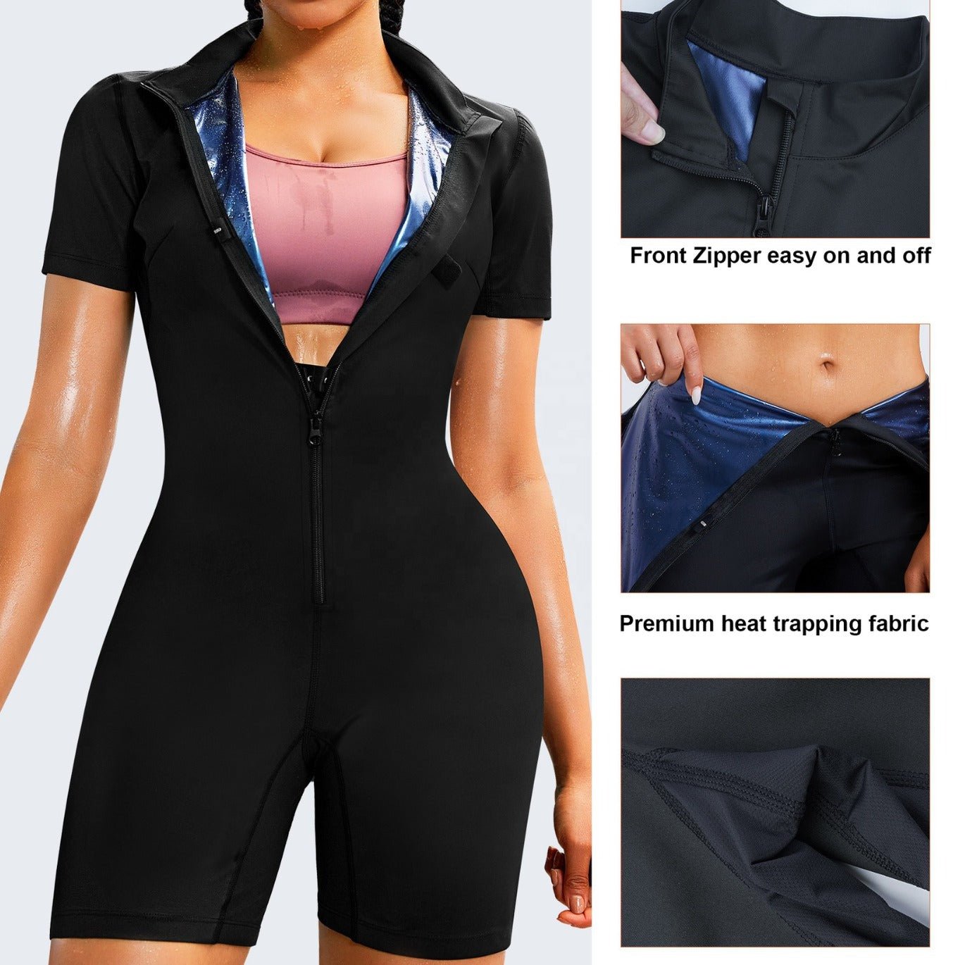 🔥Burn Calories Fast🔥Women's Full Body Shapewear Sauna Suits