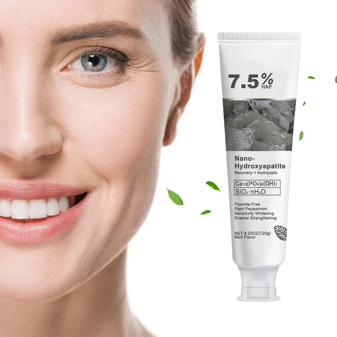 Fluoride-Free Hydroxyapatite Toothpaste🦷