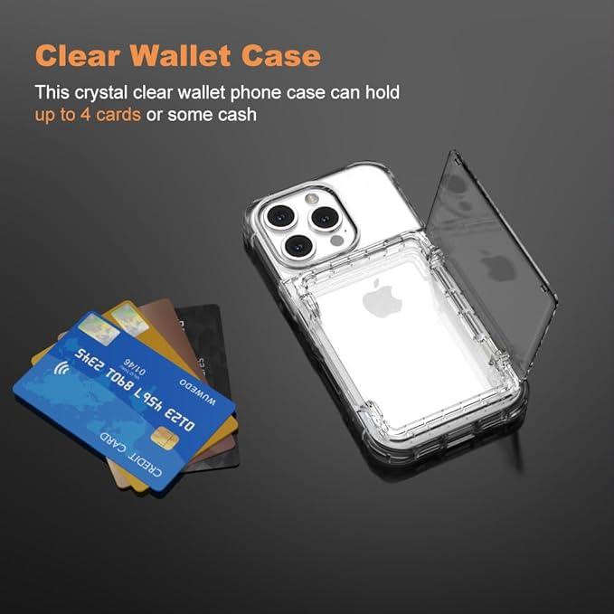 Transparent Photocard Phone Case: Built-in DIY Holder for Personalized Card Display