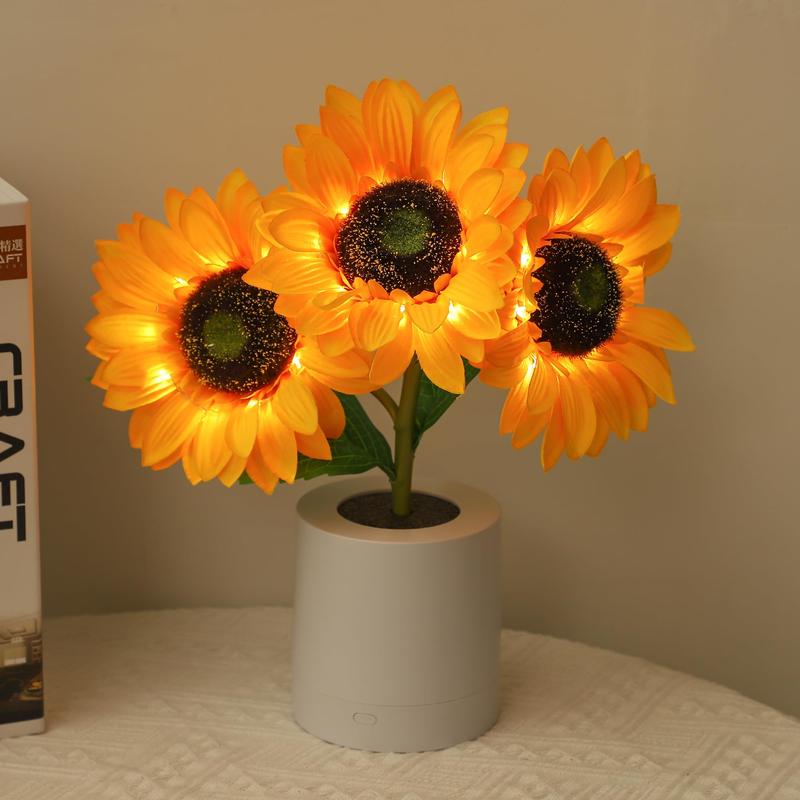 Sunflower Decorative Lighting Gift LDE Table Lamp